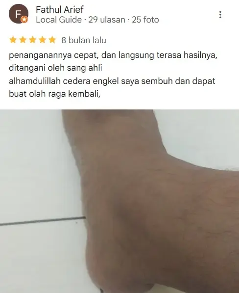 Testimoni pasien MCO Garuda Massage